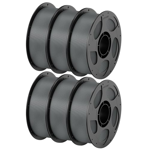 ANYCUBIC PETG Filament 1,75mm, Robustes und Langlebiges 3D Drucker Filament, Geringe Verzugneigung und hervorragende Schichthaftung, 6KG PETG Textur Grau ANYCUBIC PETG Filament 1,75mm, Robustes und Langlebiges 3D Drucker Filament, Geringe Verzugneigung und hervorragende Schichthaftung, 6KG PETG Textur Grau von ANYCUBIC