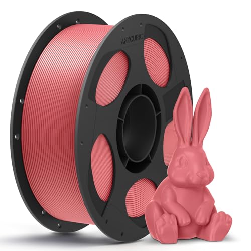 ANYCUBIC PLA+ Filament 1.75mm, Hohe Zähigkeit und Präzision -3D-Druckmaterialien, PLA Plus Intelligente Identifikation, 1KG Rosa von ANYCUBIC