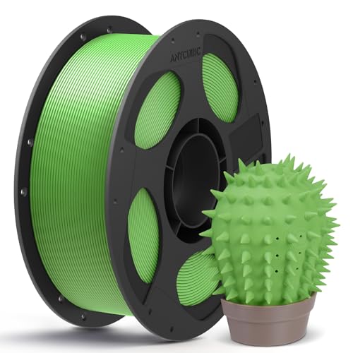 ANYCUBIC PLA+ Filament 1.75mm, Hohe Zähigkeit und Präzision -3D-Druckmaterialien, PLA Plus Intelligente Identifikation, 1KG Spring Leaf Grün von ANYCUBIC