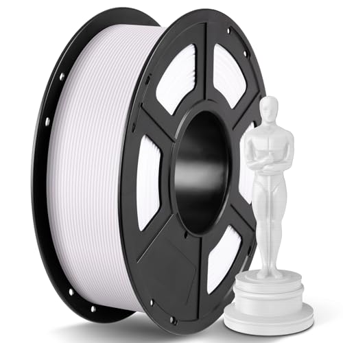ANYCUBIC PLA+ Filament 1.75mm Weiß, PLA+ 3D Drucker Filament, Filament-3D-Druckmaterialien 1kg von ANYCUBIC