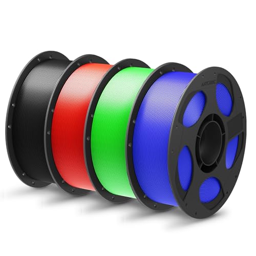 ANYCUBIC PLA+ Filament 1.75mm, Refill PLA Plus Filament und Spool Kit, Hohe Zähigkeit und Präzision -3D-Druckmaterialien, Intelligente Identifikation,4KG Schwarz Rot Blau Grüner Blitz ANYCUBIC PLA+ Filament 1.75mm, Refill PLA Plus Filament und Spool Kit, Hohe Zähigkeit und Präzision -3D-Druckmaterialien, Intelligente Identifikation,4KG Schwarz Rot Blau Grüner Blitz von ANYCUBIC
