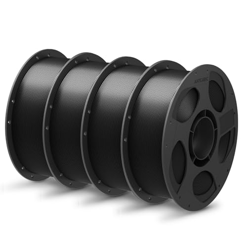 ANYCUBIC PLA+ Filament 1.75mm, Refill PLA Plus Filament und Spool Kit, Hohe Zähigkeit und Präzision -3D-Druckmaterialien, Intelligente Identifikation,4KG Schwarz ANYCUBIC PLA+ Filament 1.75mm, Refill PLA Plus Filament und Spool Kit, Hohe Zähigkeit und Präzision -3D-Druckmaterialien, Intelligente Identifikation,4KG Schwarz von ANYCUBIC