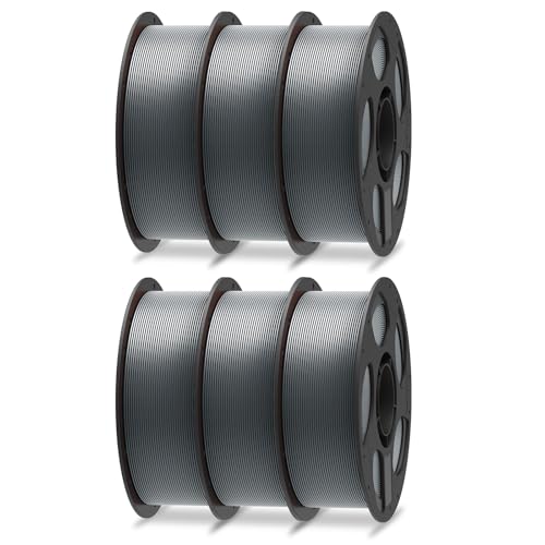 ANYCUBIC PLA+ Filament 1.75mm, Refill PLA Plus Filament und Spool Kit, Hohe Zähigkeit und Präzision -3D-Druckmaterialien, Intelligente Identifikation,6KG Textur Grau ANYCUBIC PLA+ Filament 1.75mm, Refill PLA Plus Filament und Spool Kit, Hohe Zähigkeit und Präzision -3D-Druckmaterialien, Intelligente Identifikation,6KG Textur Grau von ANYCUBIC