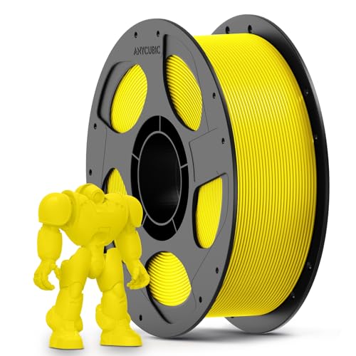 ANYCUBIC Refill PLA und Spool Kit 1KG Gelb, 1,75mm Filament 3D-Druckmaterialien mit Hoher Fließfähigkeit, Neatly Wound, RFID für Intelligentes Drucken ANYCUBIC Refill PLA und Spool Kit 1KG Gelb, 1,75mm Filament 3D-Druckmaterialien mit Hoher Fließfähigkeit, Neatly Wound, RFID für Intelligentes Drucken von ANYCUBIC