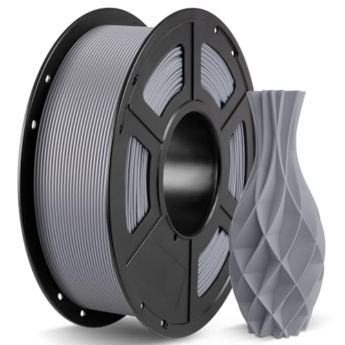 ANYCUBIC PLA Filament 1.75mm Silber 1KG, 3D Drucker Filament, Filament-3D-Druckmaterialien(Hellgrau) von ANYCUBIC