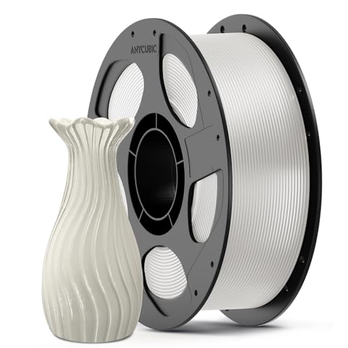 ANYCUBIC Refill PLA und Spool Kit 1KG Transparente, 1,75mm Filament 3D-Druckmaterialien mit Hoher Fließfähigkeit, Neatly Wound, Intelligente Identifikation von ANYCUBIC