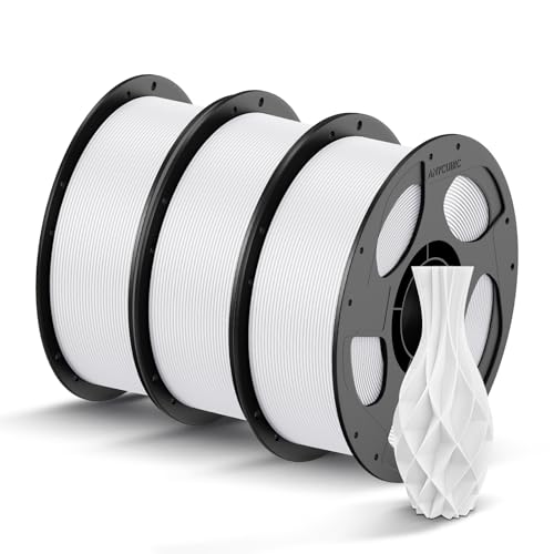 ANYCUBIC Refill PLA und Spool Kit 3KG, 1,75mm Filament 3D-Druckmaterialien mit Hoher Fließfähigkeit, Neatly Wound, RFID für Intelligentes Drucken, Weiß ANYCUBIC Refill PLA und Spool Kit 3KG, 1,75mm Filament 3D-Druckmaterialien mit Hoher Fließfähigkeit, Neatly Wound, RFID für Intelligentes Drucken, Weiß von ANYCUBIC