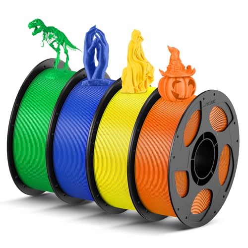 ANYCUBIC Refill PLA und Spool Kit 4KG, 1,75mm Filament 3D-Druckmaterialien mit Hoher Fließfähigkeit, Neatly Wound, RFID für Intelligentes Drucken, Blau Grün Orange Gelb ANYCUBIC Refill PLA und Spool Kit 4KG, 1,75mm Filament 3D-Druckmaterialien mit Hoher Fließfähigkeit, Neatly Wound, RFID für Intelligentes Drucken, Blau Grün Orange Gelb von ANYCUBIC