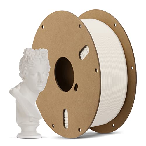 ANYCUBIC PLA Filament 1.75mm Weiß Matt, 3D Drucker Filament 1.75 PLA 1kg Spool für 3D-Drucker und 3D-Druckstifte von ANYCUBIC