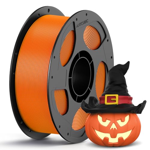 ANYCUBIC PLA Filament 1,75mm, Refill PLA und Spool Kit, 3D Drucker Filament PLA, Vakuumverpackung, Intelligente Identifikation, 1KG Orange ANYCUBIC PLA Filament 1,75mm, Refill PLA und Spool Kit, 3D Drucker Filament PLA, Vakuumverpackung, Intelligente Identifikation, 1KG Orange von ANYCUBIC