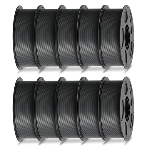 ANYCUBIC PLA Filament 1,75mm, Refill PLA und Spool Kit, 3D Drucker Filament PLA, Vakuumverpackung, Intelligente Identifikation, 10KG Textur Grau ANYCUBIC PLA Filament 1,75mm, Refill PLA und Spool Kit, 3D Drucker Filament PLA, Vakuumverpackung, Intelligente Identifikation, 10KG Textur Grau von ANYCUBIC