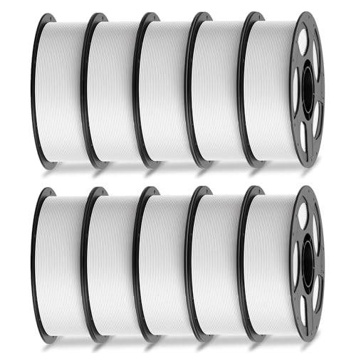 ANYCUBIC PLA Filament für 3D Drucker, 10kg, Weiß ANYCUBIC PLA Filament für 3D Drucker, 10kg, Weiß von ANYCUBIC