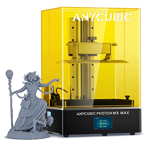 ANYCUBIC Photon M3 Max 3D Drucker, Resin 3D Drucker mit 13,6 Zoll 7K Monochrom-Bildschirm und Anycubic Auto-füller, Druckgröße 298 x 164 x 300mm, Druckgeschwindigkeit 60mm/h von ANYCUBIC