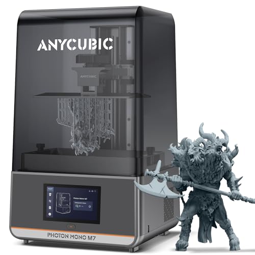 ANYCUBIC Photon Mono M7 Resin 3D Drucker, 10,1 Zoll 14K HD-Bildschirm mit COB LighTurbo 3.0, 150 mm/h Schnelldruck, Leveling-Free, Intelligenter 3D Printer, Bauvolumen von 223 * 126 * 230 mm ANYCUBIC Photon Mono M7 Resin 3D Drucker, 10,1 Zoll 14K HD-Bildschirm mit COB LighTurbo 3.0, 150 mm/h Schnelldruck, Leveling-Free, Intelligenter 3D Printer, Bauvolumen von 223 * 126 * 230 mm von ANYCUBIC