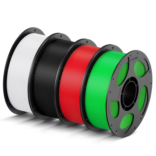 ANYCUBIC Refill High Speed PLA und Spool Kit, Bis zu 600 mm/s Hohe Geschwindigkeit 3D Drucker Filament, Intelligente Identifikation 4KG Schwarz Weiß Rot Klassisch Grün ANYCUBIC Refill High Speed PLA und Spool Kit, Bis zu 600 mm/s Hohe Geschwindigkeit 3D Drucker Filament, Intelligente Identifikation 4KG Schwarz Weiß Rot Klassisch Grün von ANYCUBIC