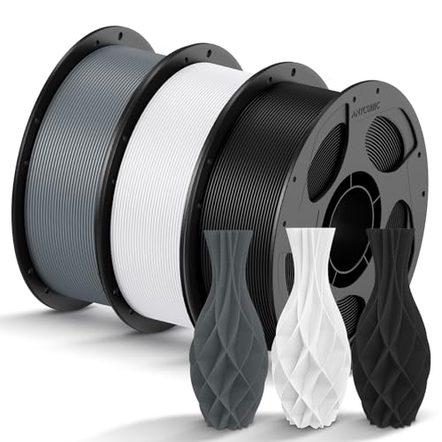 ANYCUBIC Refill PLA und Spool Kit 3KG, 1,75mm Filament 3D-Druckmaterialien mit Hoher Fließfähigkeit, Neatly Wound, Intelligente Identifikation, Schwarz Weiß Textur Grau ANYCUBIC Refill PLA und Spool Kit 3KG, 1,75mm Filament 3D-Druckmaterialien mit Hoher Fließfähigkeit, Neatly Wound, Intelligente Identifikation, Schwarz Weiß Textur Grau von ANYCUBIC