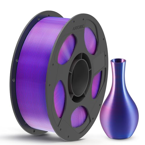ANYCUBIC Silk PLA Filament für 3D Drucker, 3D Filament mit abnehmbarer Spule, 1kg, Rot Blau ANYCUBIC Silk PLA Filament für 3D Drucker, 3D Filament mit abnehmbarer Spule, 1kg, Rot Blau von ANYCUBIC
