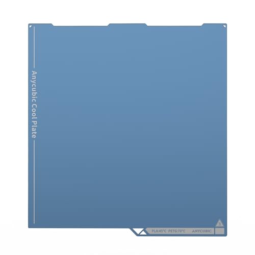 Anycubic Kobra 3 V2 Cool PEI-Bauplatte, Cool Druckplatte, 3D-Druck-Federstahl, Stärkere Haftung, Matte Erste Schicht, für Kobra 3 V2, Kobra 3 V2 Combo, Kobra 3, Kobra 3 Combo von ANYCUBIC