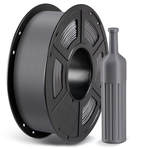 ANYCUBIC PETG Filament 1,75 mm, Maßgenauigkeit +/- 0,02 mm, 3D-Druck-Filament für 3D-Drucker, Vakuumverpackung, Ordentliche Spule, Grau 1KG von ANYCUBIC