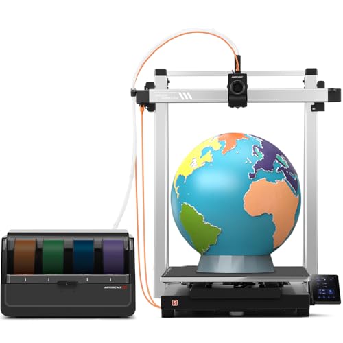 Anycubic Kobra 3 Max Combo 3D-Drucker Mehrfarbig, Trocknung Filament während des Drucks, 600 mm/s Schnelles Drucken, Vollautomatische Kalibrierung, AI Intelligentes Drucken Anycubic Kobra 3 Max Combo 3D-Drucker Mehrfarbig, Trocknung Filament während des Drucks, 600 mm/s Schnelles Drucken, Vollautomatische Kalibrierung, AI Intelligentes Drucken von ANYCUBIC