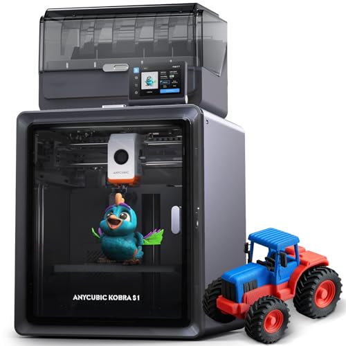 Anycubic Kobra S1 Combo 3D-Drucker Mehrfarbig, CoreXY-Bauweise, Trocknung Filament während des Drucks, Eingebaute Kamera KI-Überwachung Intelligenter Druck, Druckgröße 250 x 250 x 250 mm Anycubic Kobra S1 Combo 3D-Drucker Mehrfarbig, CoreXY-Bauweise, Trocknung Filament während des Drucks, Eingebaute Kamera KI-Überwachung Intelligenter Druck, Druckgröße 250 x 250 x 250 mm von ANYCUBIC