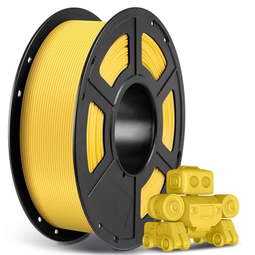 ANYCUBIC PLA Filament 1.75mm, 3D Drucker Filament PLA, Filament 3d Druckmaterialien für FDM 3D-Drucker, Vakuumverpackung, Ordentliche Spule, 1kg PLA Gelb von ANYCUBIC