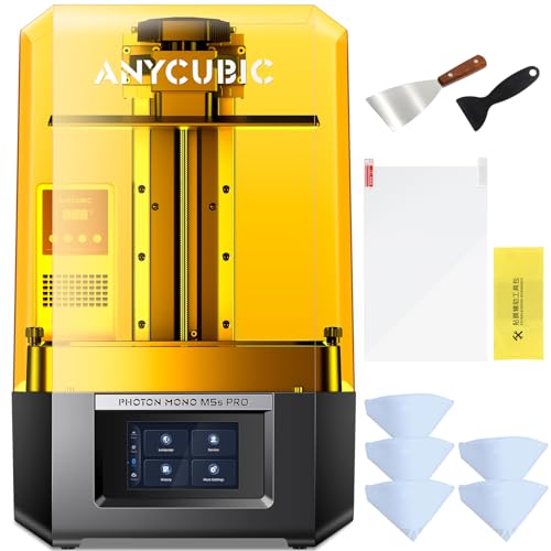 ANYCUBIC Photon Mono M5s Pro 14K Resin 3D Drucker, mit 10,1" Monochrom-LCD-Bildschirm, Leveling-Free, ACF-Trennfolie, 3-mal Schneller Drucken, Luftheizung und Reiniger, Druckgröße 223,78x126,38x200 mm von ANYCUBIC