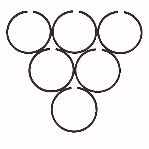 Für 026 MS-260 MS260 MS261 MS271C MS291 Kettensäge 1121 034 3002 6 Stück 44,7 mm x 1,5 mm Kolbenring mehr Zylinder (Zubehör-Update) von ANYHUG