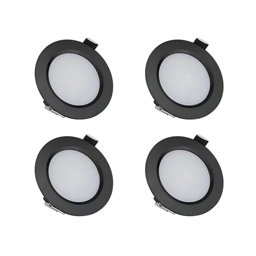 ANYPOWK 4 Stück LED Pucks 12V 3W Warmweiß LED Deckenleuchte Einbauleuchte Dimmbar Wohnmobil ANYPOWK 4 Stück LED Pucks 12V 3W Warmweiß LED Deckenleuchte Einbauleuchte Dimmbar Wohnmobil von ANYPOWK