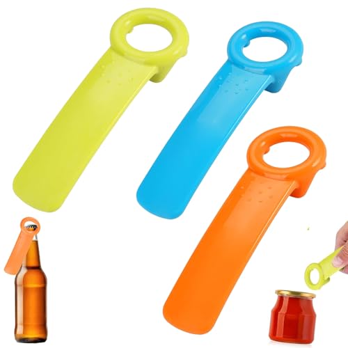 3 Stück Deckelöffner Glasöffner Mühelos Glasdeckelöffner Manuell Konservenglasöffner für Ältere Menschen Kinder Frauen Schwache Hände von ANYUANKW