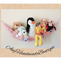 Hängematte, Stofftier Aufbewahrung, Spielzeug Kinderzimmer Dekor, Schlafzimmer Aufbewahrung Von Für Kinder, Teddy Camper Van Geschenke, 4 Große Netze von ANYhandmadeBOUTIQUE