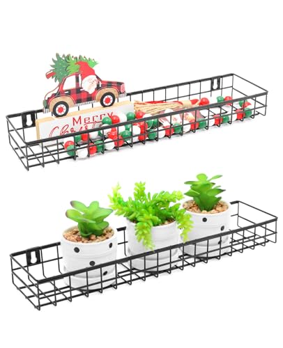 ANZOME 2 Stück Drahtkorb Wandkörbe Drahtkorb für Wandkorb Küche Organizer Drahtregal Drahtregal für Wohnbedarf Wanddekoration ANZOME 2 Stück Drahtkorb Wandkörbe Drahtkorb für Wandkorb Küche Organizer Drahtregal Drahtregal für Wohnbedarf Wanddekoration von ANZOME