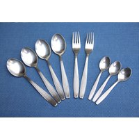 Silberbesteck G.j. 90-Er Silberauflage Konvolut 9 Teile Vintage Tafelbesteck Versilbert Uralt Rarität von ANadelchen