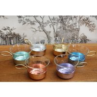 Teegläser Glastassen Mit Untersetzer Schott & Gen Mainz Jena Glas Vintage Bowlengläser Glasbechern Punschservice Grog Gläser Für 6 Person von ANadelchen