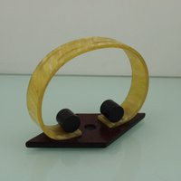 Art Deco Bakelit Kleiner Obst Messerhalter Aus 6 Messern von MastorasAntiques