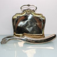 Jugendstil Krümeltablett Mit Kehrmaschine Von Wmf von MastorasAntiques