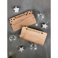 Kleines Schneidebrettchen Mit Deinem Individuellen Wunschtext - Ideal Als Frühstücksbrettchen Oder Wanddeko Persönlichen Text Kleines Schneidebrettchen Mit Deinem Individuellen Wunschtext - Ideal Als Frühstücksbrettchen Oder Wanddeko Persönlichen Text von ANkommuniziert