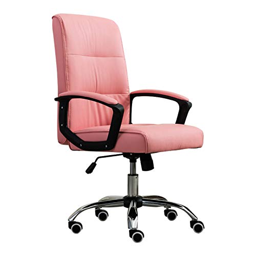 ANram Bürodrehstuhl mit hoher Rückenlehne, ergonomischer Chefbürostuhl, Computertischstuhl für Besprechungszimmer und Arbeitszimmer (Pink) von ANram