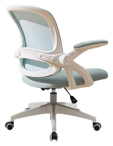 ANram Stuhl, Bürodrehstuhl für bequemen, ergonomischen Netz-Schreibtischstuhl, Kleiner Schreibtischstuhl für Besprechungszimmer und Arbeitszimmer (Farbe: bemalter Schmetterling) von ANram