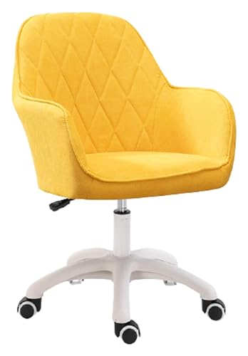 ANram Stuhl, Computerstuhl, Gaming-Stuhl, Verstellbarer Rolldrehstuhl, geeignet für Wohnzimmer, Schlafzimmer und Schreibtisch (Farbe: Natur, Größe: Delphinwellen) von ANram