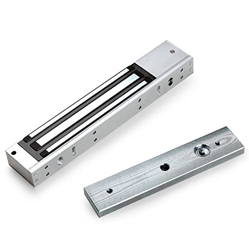 AOAMZ magnetisches elektrisches Schloss 280KG 600lbs DC12V, Zugangskontrollsystem Elektromagnetisches Schloss magnetisches Türschloss NC Fehler Safe Mode gemalte Oberfläche von AOAMZ