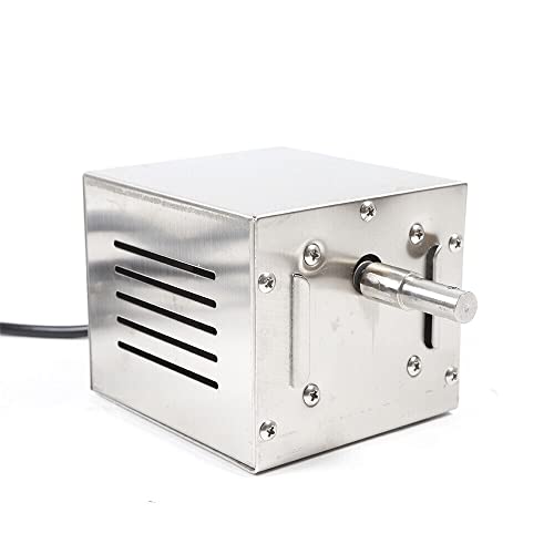 AOAPUMM 25W 60KG BBQ Grill Grillspieß Motor Edelstahl Motor Motor Motor 220V Spanferkel Motor von AOAPUMM