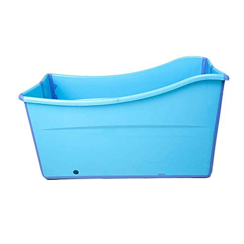 Blau Plus Size Faltbare Badewanne Kinderwanne Rechteckige Eimer Faltbare Badewanne Tragbare Bidet Dusche Bubble Cushion Bathtub von AOAPUMM