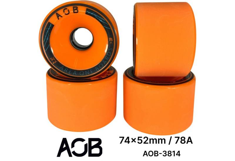 AOB Skateboard AOB Longboard Cruiser Rollen Kugellager Achsen Zubehör nach Wahl von AOB