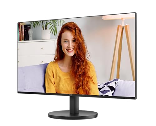 AOC 24B3CA2 - 24 Zoll Full HD Monitor, eingeb. Lautsprecher (1920x1080, 100 Hz, HDMI, USB-C (65 W Power Delivery), USB Hub) schwarz von AOC