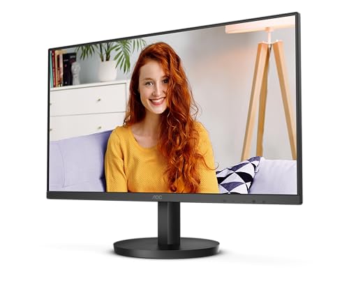 AOC 24B3HA2 - 24 Zoll FHD monitor, IPS, 100Hz, 1ms, Ultra schmaler Rahmen, FlickerFree, Adaptive Sync, Lautsprecher (1920 x 1080 250 cd/m HDMI 1.4 / DP 1.4) von AOC