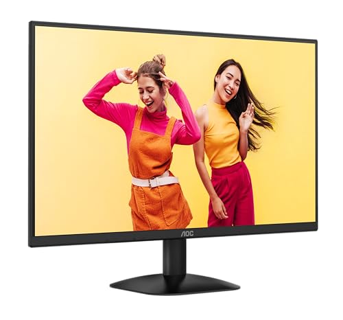AOC Q27B35E 27 Zoll QHD-Monitor, 75 Hz, IPS, 1 ms MPRT, Adaptive Sync, HDR10, (2560 x 1440, HDMI 1 x 1.4, DP 1 x 1.4) Schwarz von AOC
