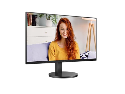 AOC U27B3AF - 27 Zoll UHD Monitor, Lautsprecher, höhenverstellbar, HDR10 (3840x2160, 60 Hertz, HDMI 2.0, DisplayPort 1.4) schwarz von AOC