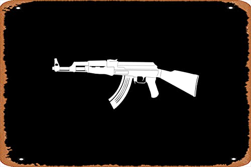 AK47 Gun Weapon Minimalism HD Artist 4k Wallpapers Images Background Photos And Pictures Poster Metal Tin Sign Vintage Style Wall Ornament Coffee & Bar Decor Size 20.3 cm X 30.5 cm AK47 Gun Weapon Minimalism HD Artist 4k Wallpapers Images Background Photos And Pictures Poster Metal Tin Sign Vintage Style Wall Ornament Coffee & Bar Decor Size 20.3 cm X 30.5 cm von AOCMRJF