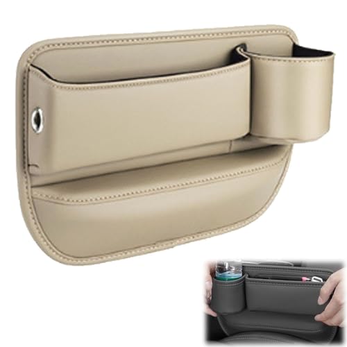 Aufbewahrungsbox für Autositze für Alfa Romeo Giulia Stelvio 159 147 156 166 Giulietta MITO GT 4C, Autositz Gap Organizer Storage Box, Seitentasche für Autositze, Auto Lagerung Box,B-Beige Aufbewahrungsbox für Autositze für Alfa Romeo Giulia Stelvio 159 147 156 166 Giulietta MITO GT 4C, Autositz Gap Organizer Storage Box, Seitentasche für Autositze, Auto Lagerung Box,B-Beige von AOCRXL
